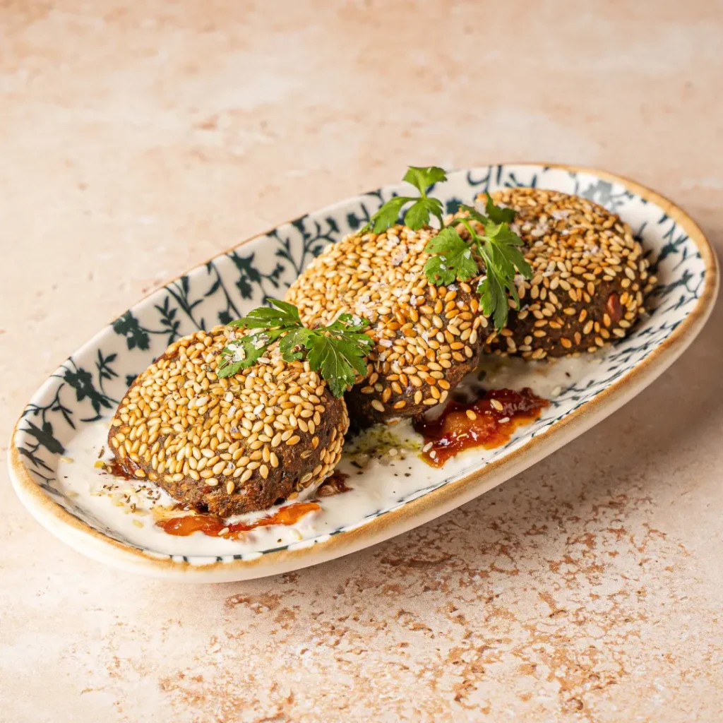 Sesame Coated Falafel